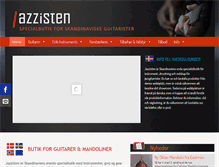 Tablet Screenshot of jazzisten.dk